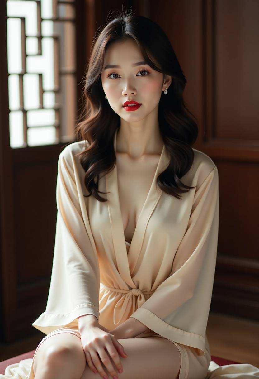 她说